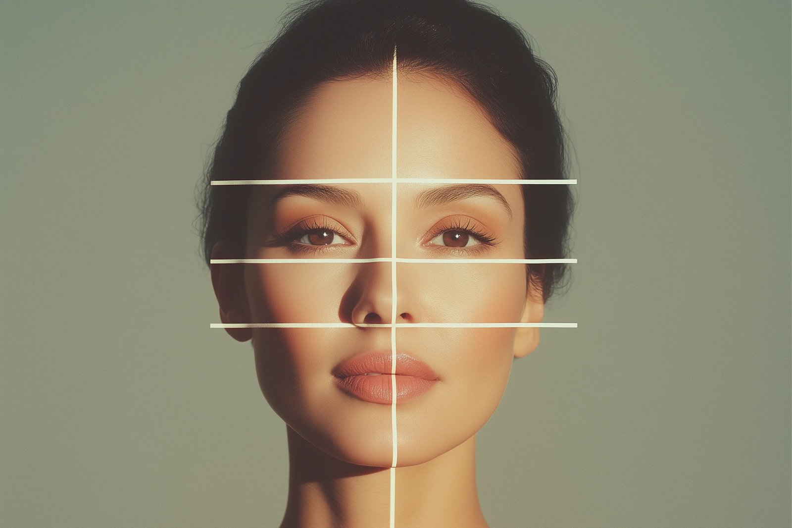 Facial golden-ratio proportion analysis