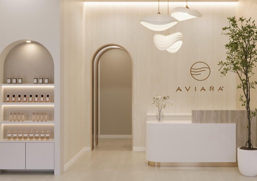 Inside the Aviara reception