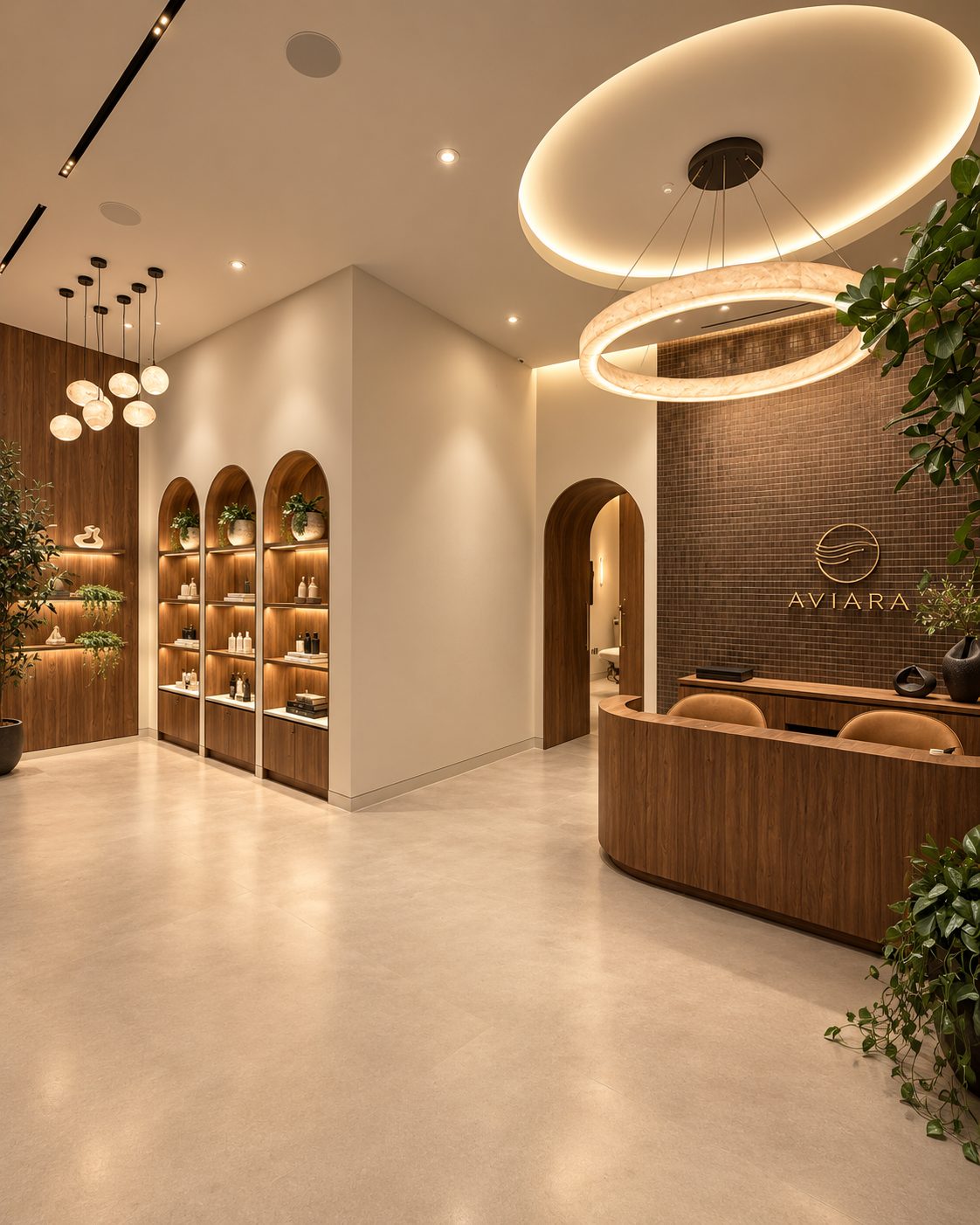 The Aviara reception and wellness boutique
